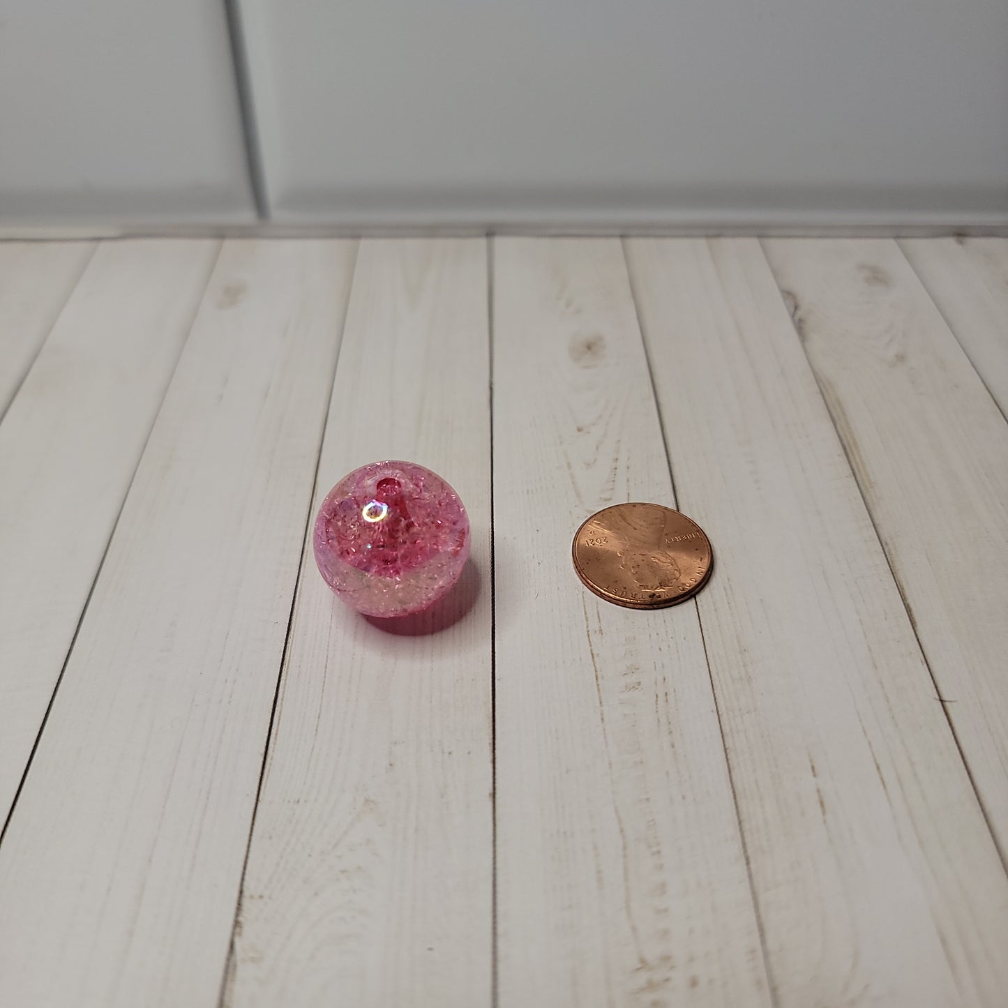 20mm Cosmic Hot Pink Beads