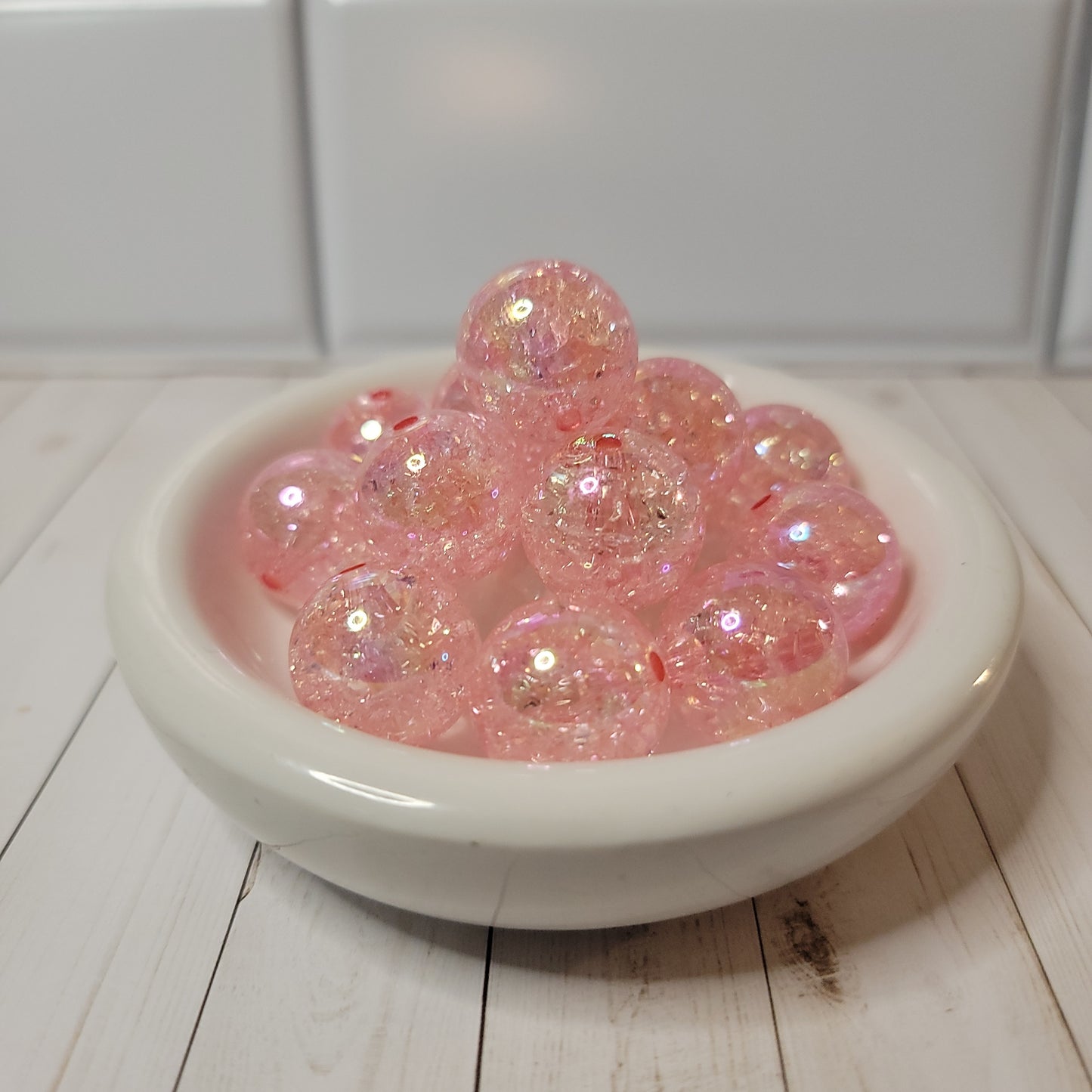 20mm Cosmic Pink Beads