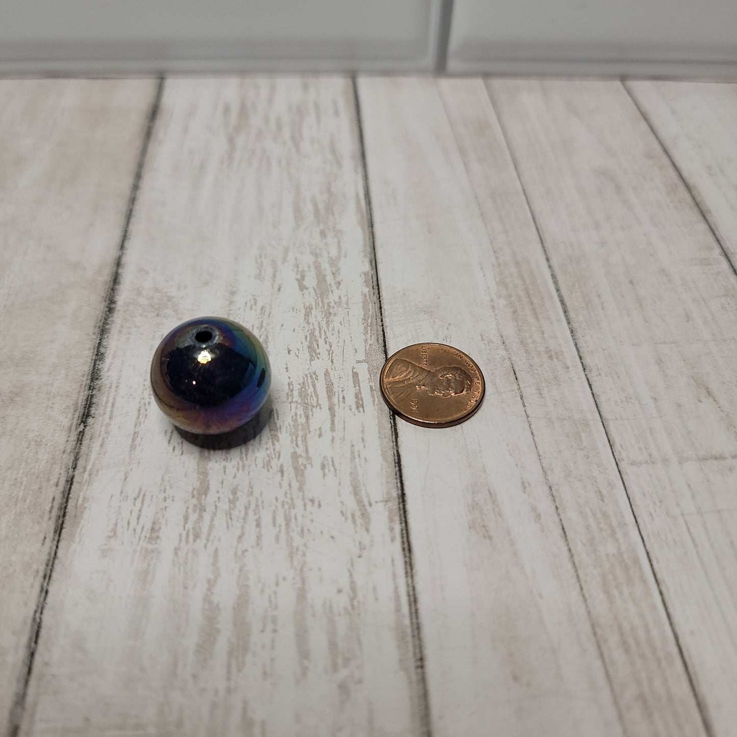 20mm Galaxy Blue Beads