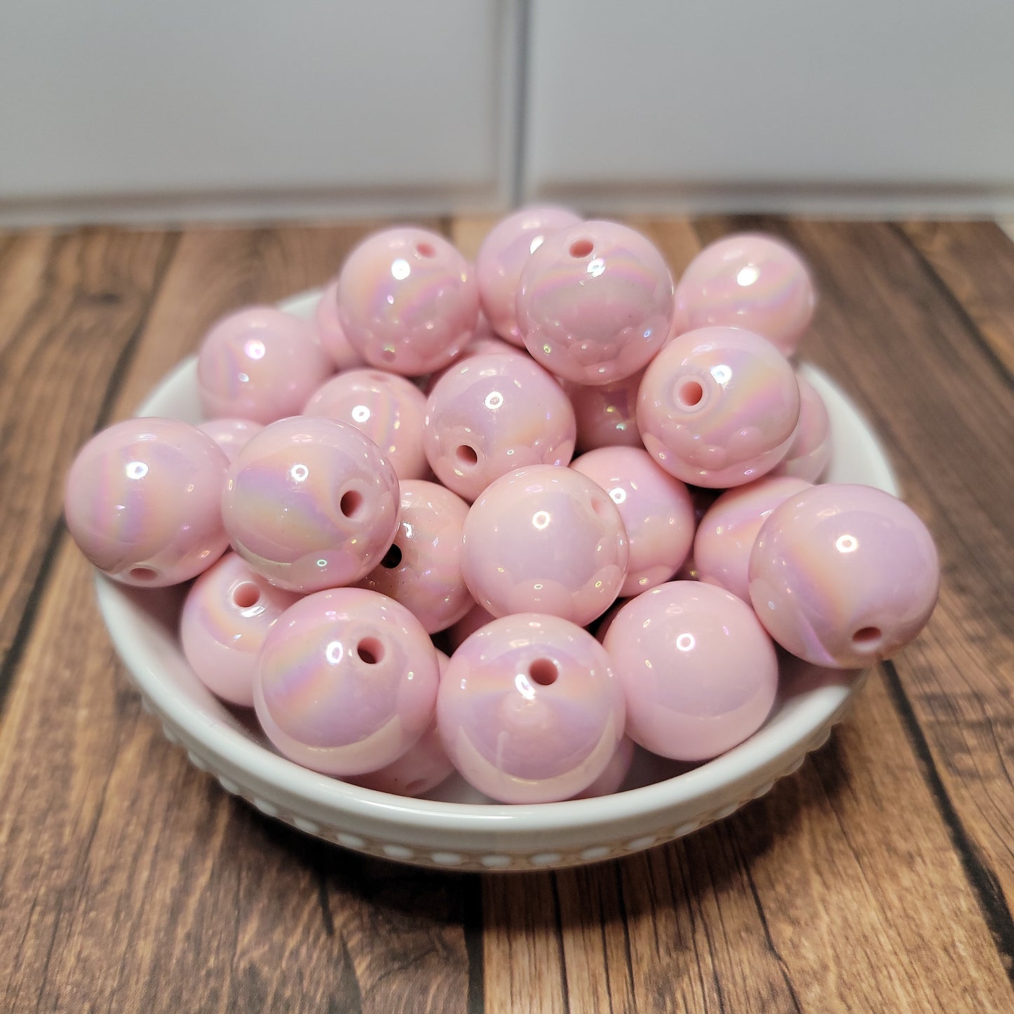 20mm Galaxy Pink Beads