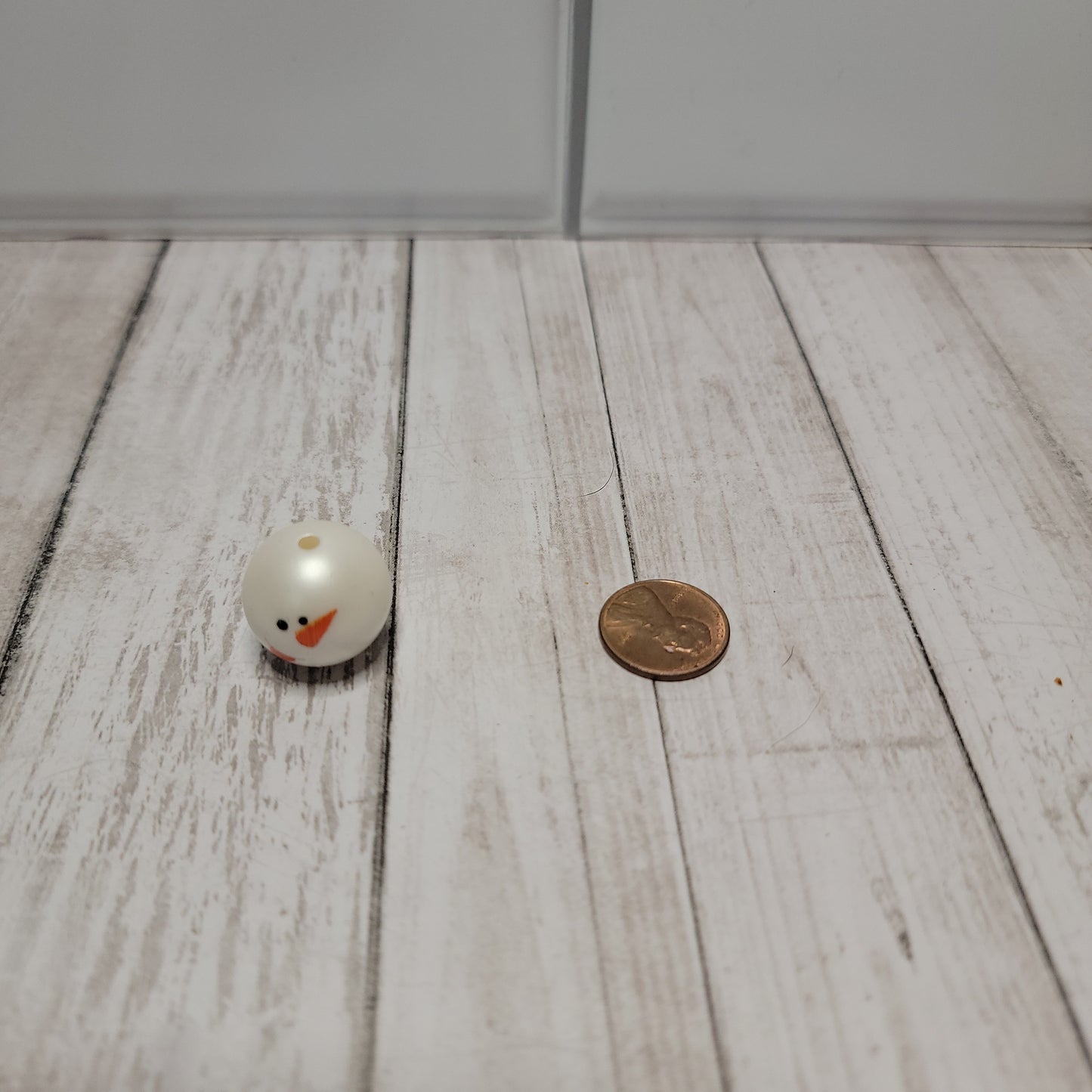 20mm Snowman Bead