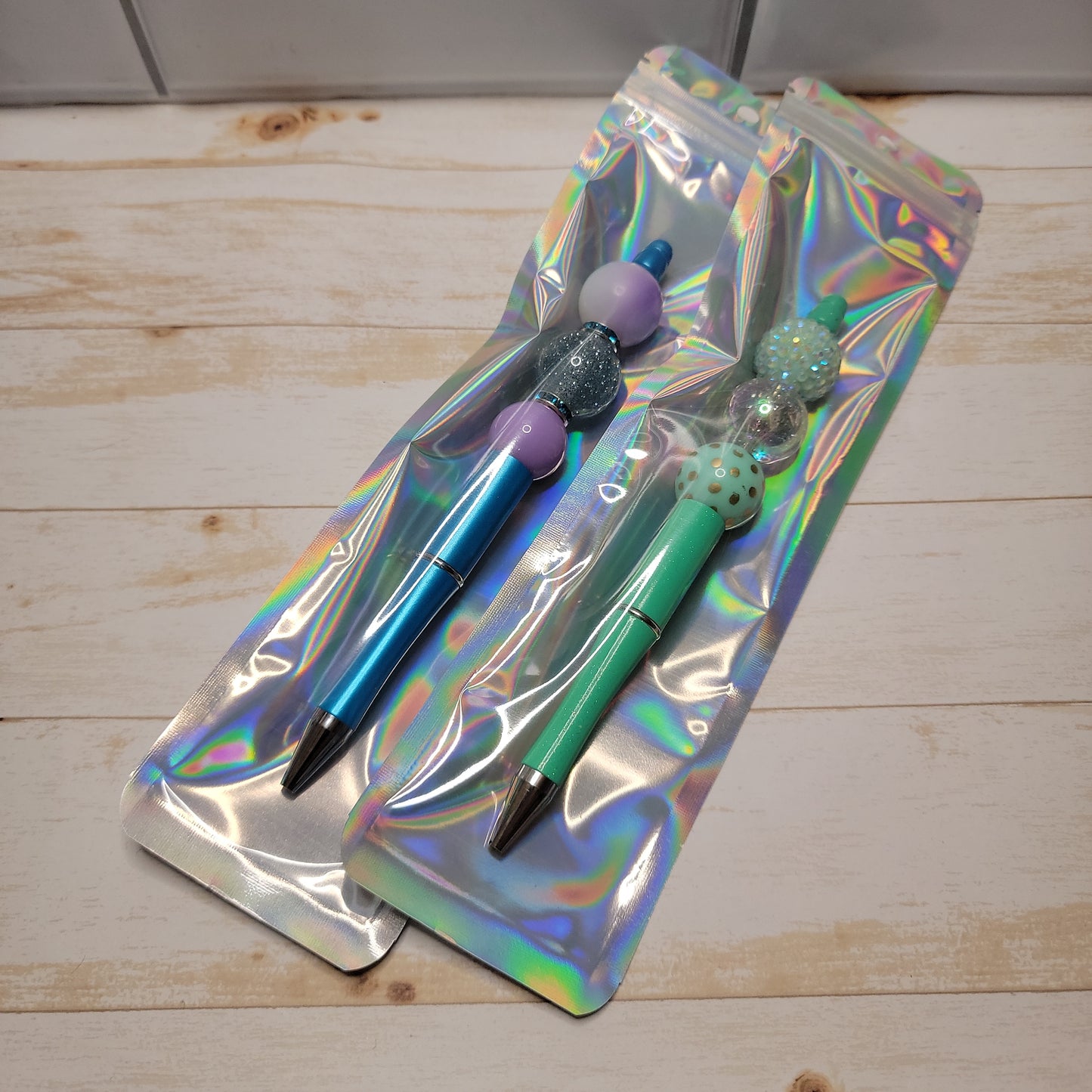 Holographic Pen Bags