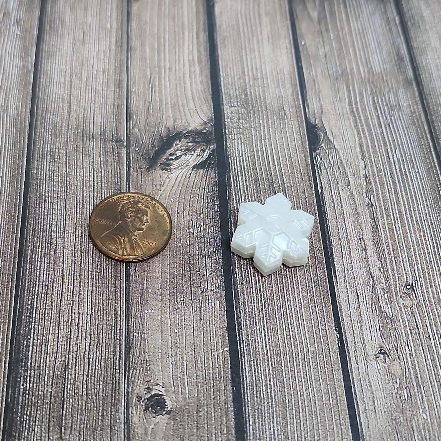 Silicone Snowflake Focal