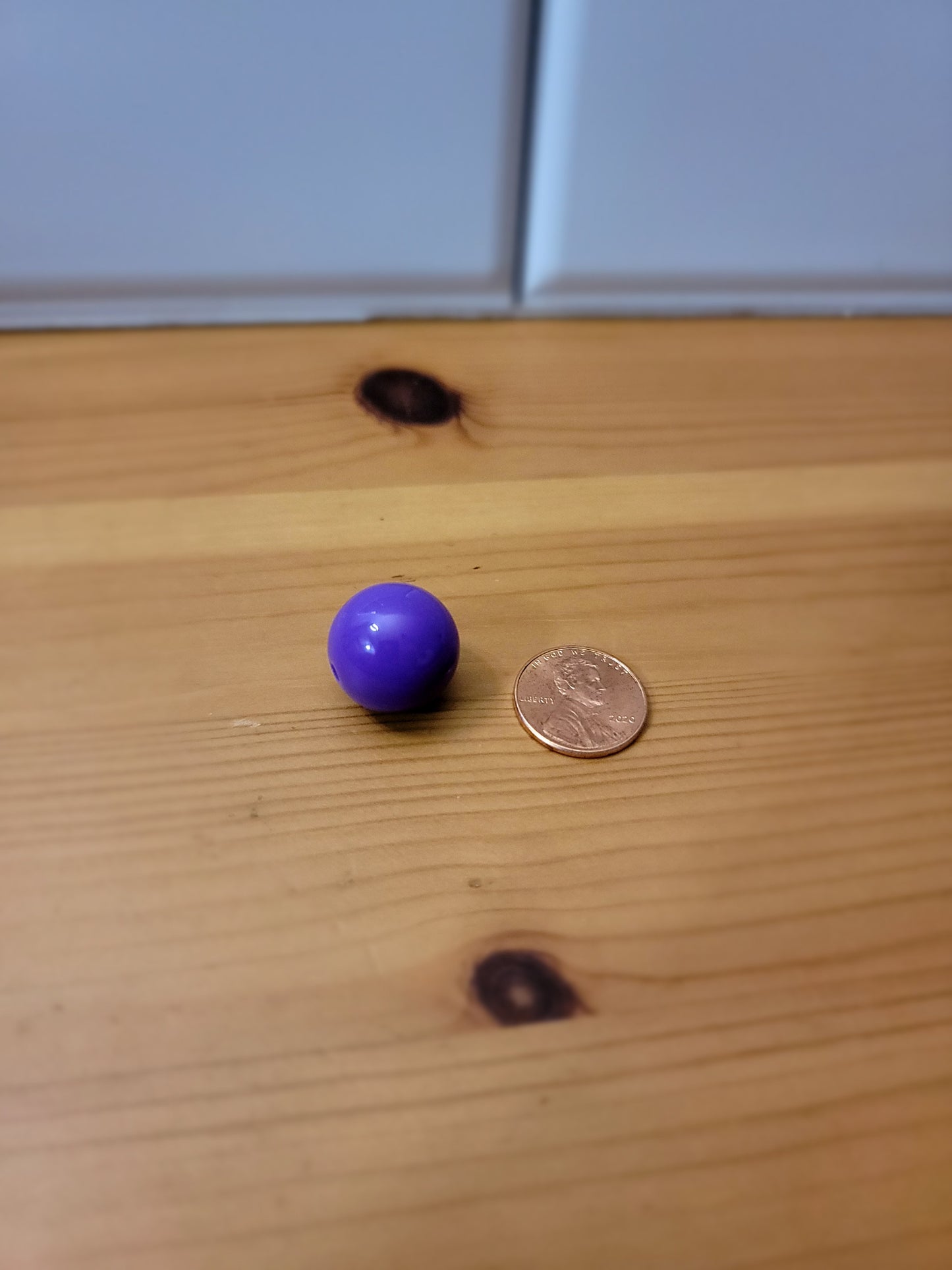18 MM Purple Beads