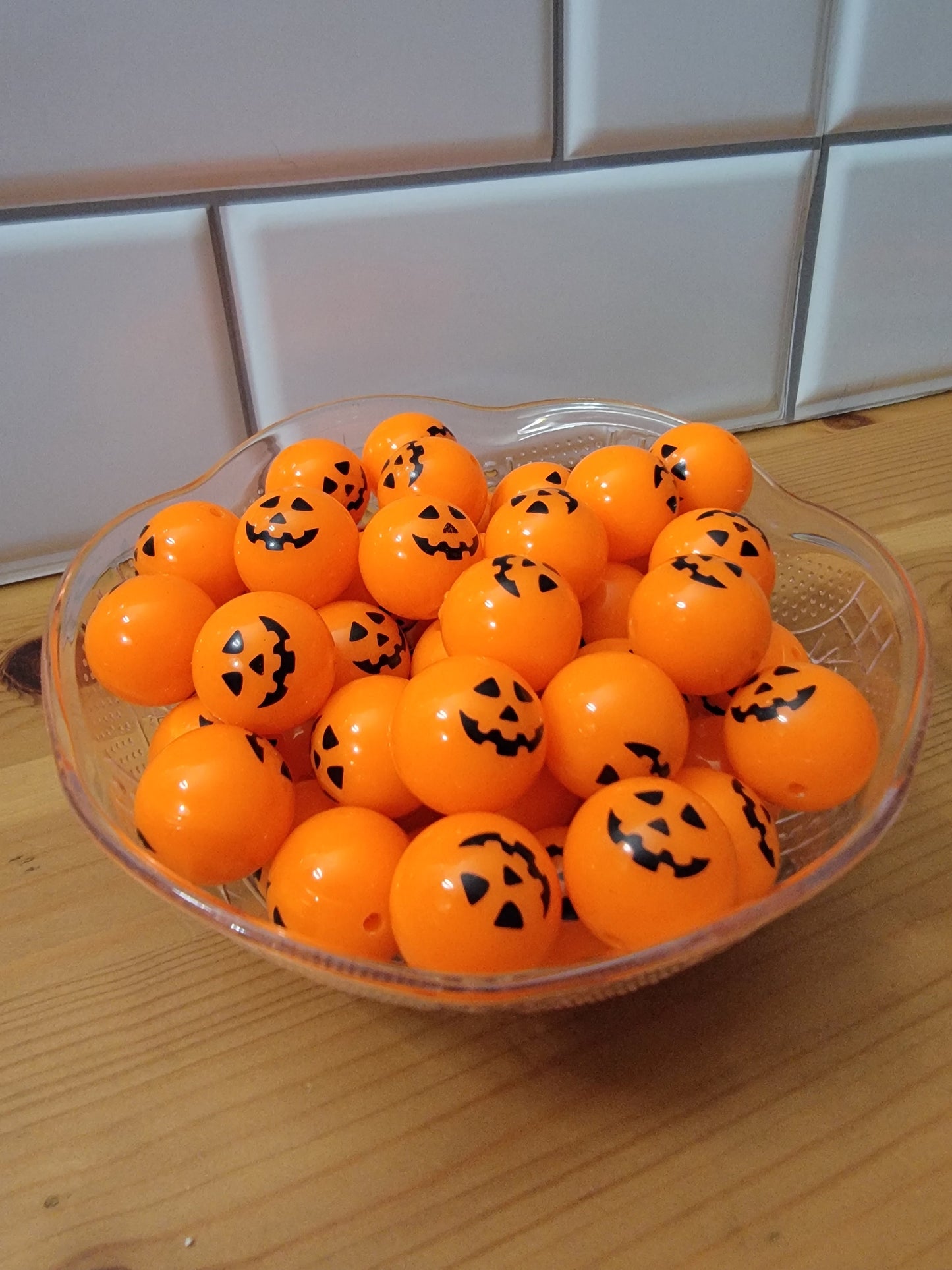 20mm Jack-O-Lantern Bead
