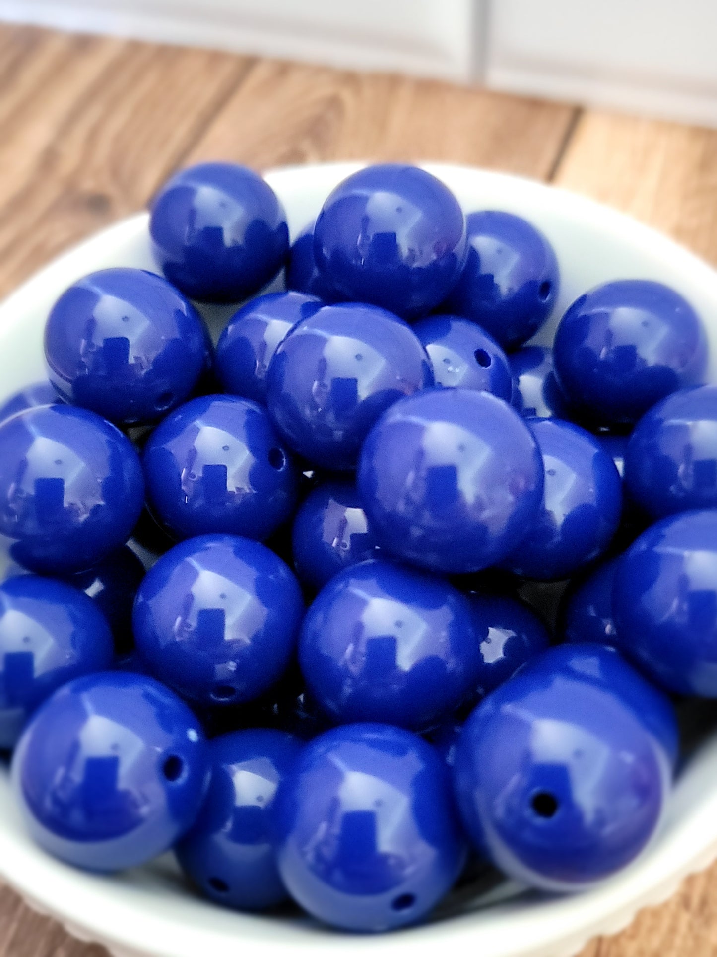 18 or 20 MM Navy Blue Beads