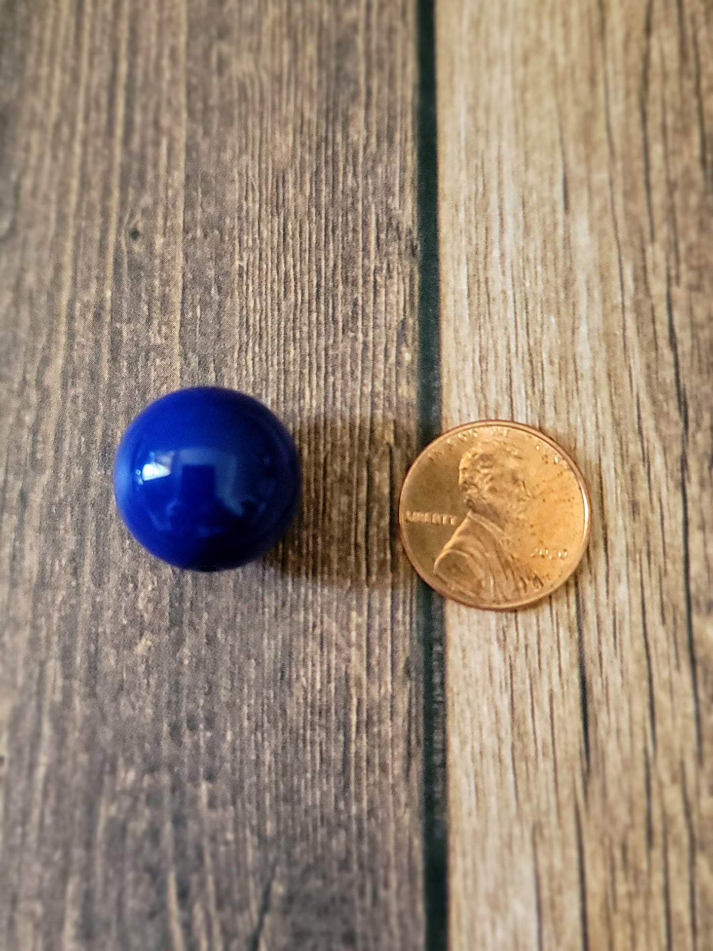 18 or 20 MM Navy Blue Beads