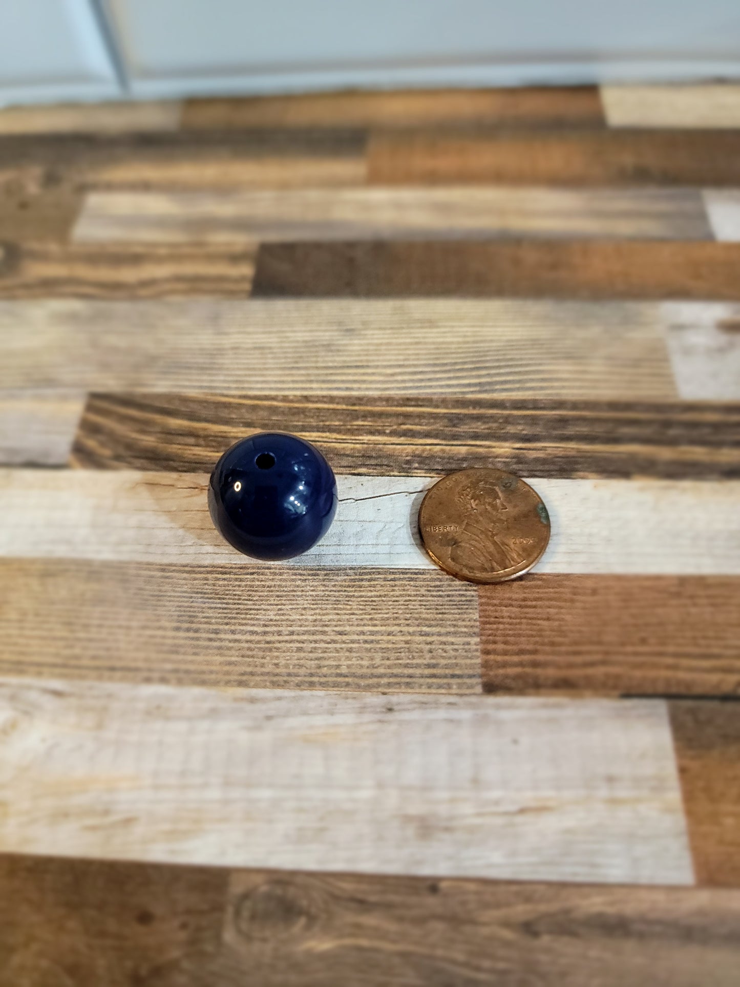18mm Night Sky Blue Beads