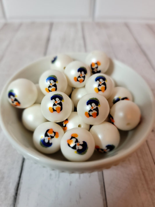 20MM Sleepy Penguin beads