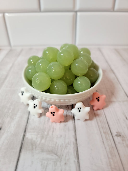 20mm Glow in the Dark Beads