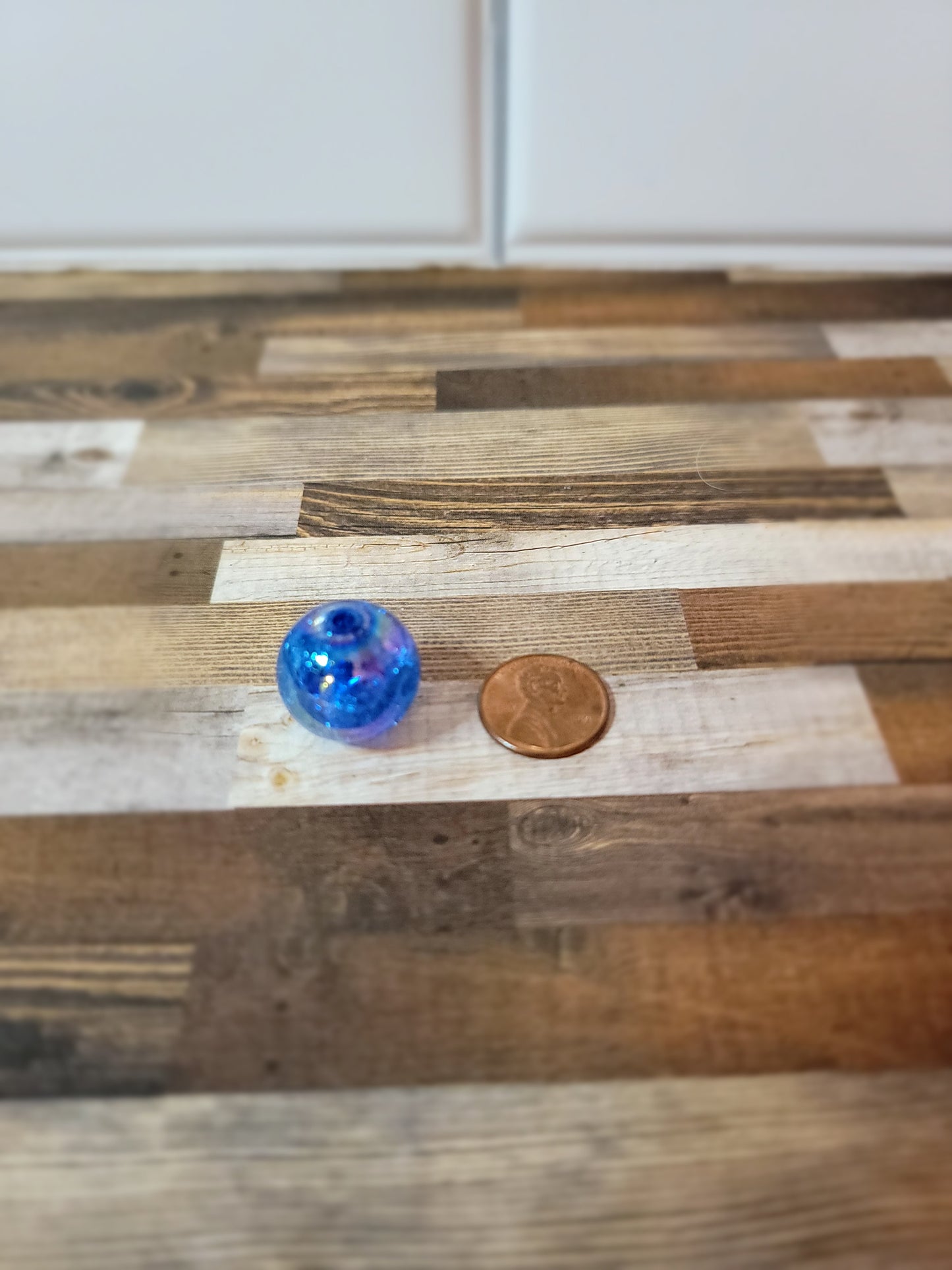 20mm Cosmic Royal Blue Beads
