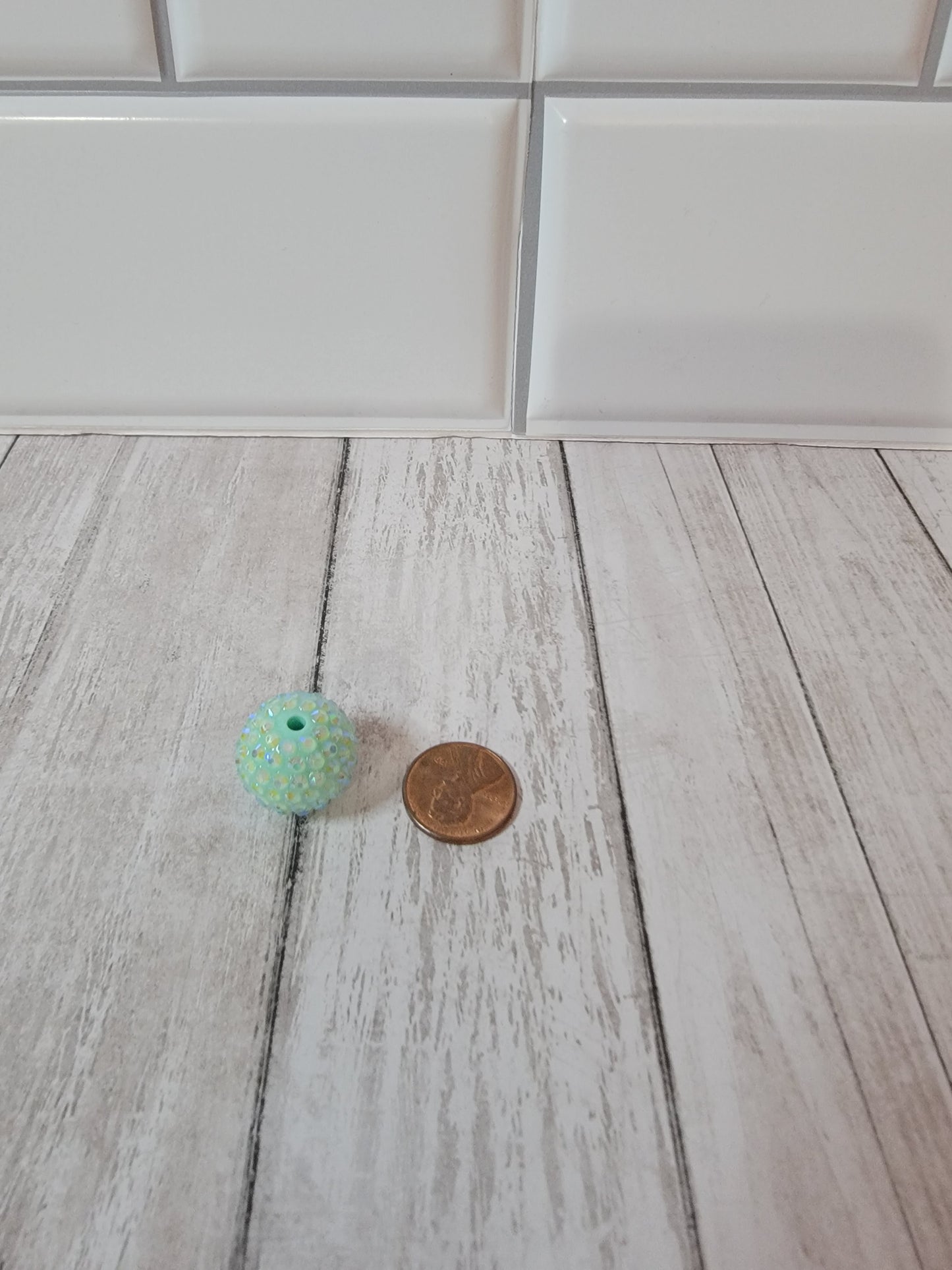 20mm Glamour Mint Beads