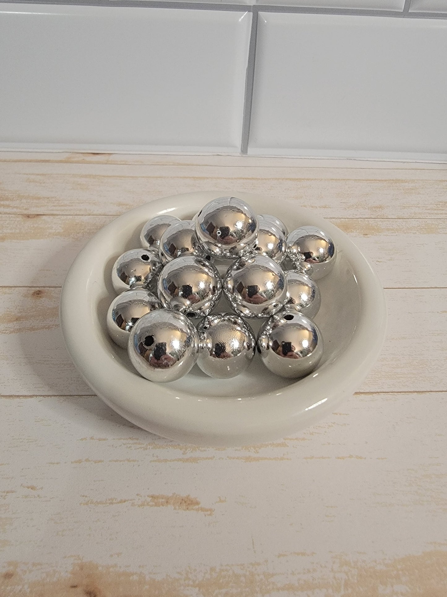20mm Chrome Beads