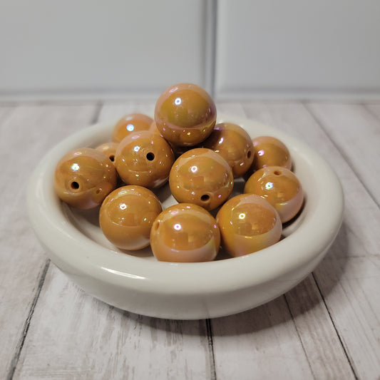20mm Galaxy Orange Beads