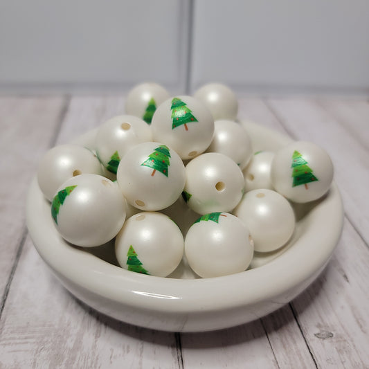 20mm Christmas Tree Beads