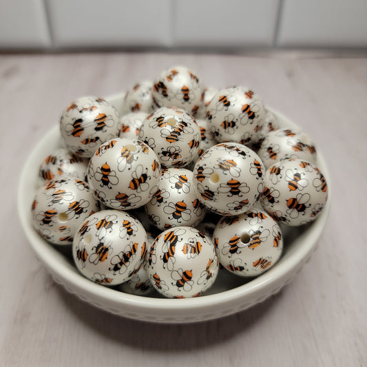 20mm Honey Bee Beads