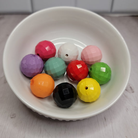 20mm Disco Bubblegum Mix Beads