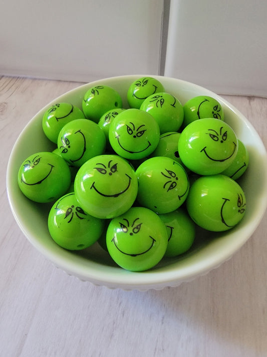 20mm Grinch Beads