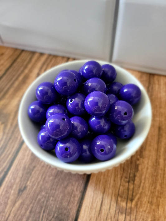 18 MM Grape Jelly Beads