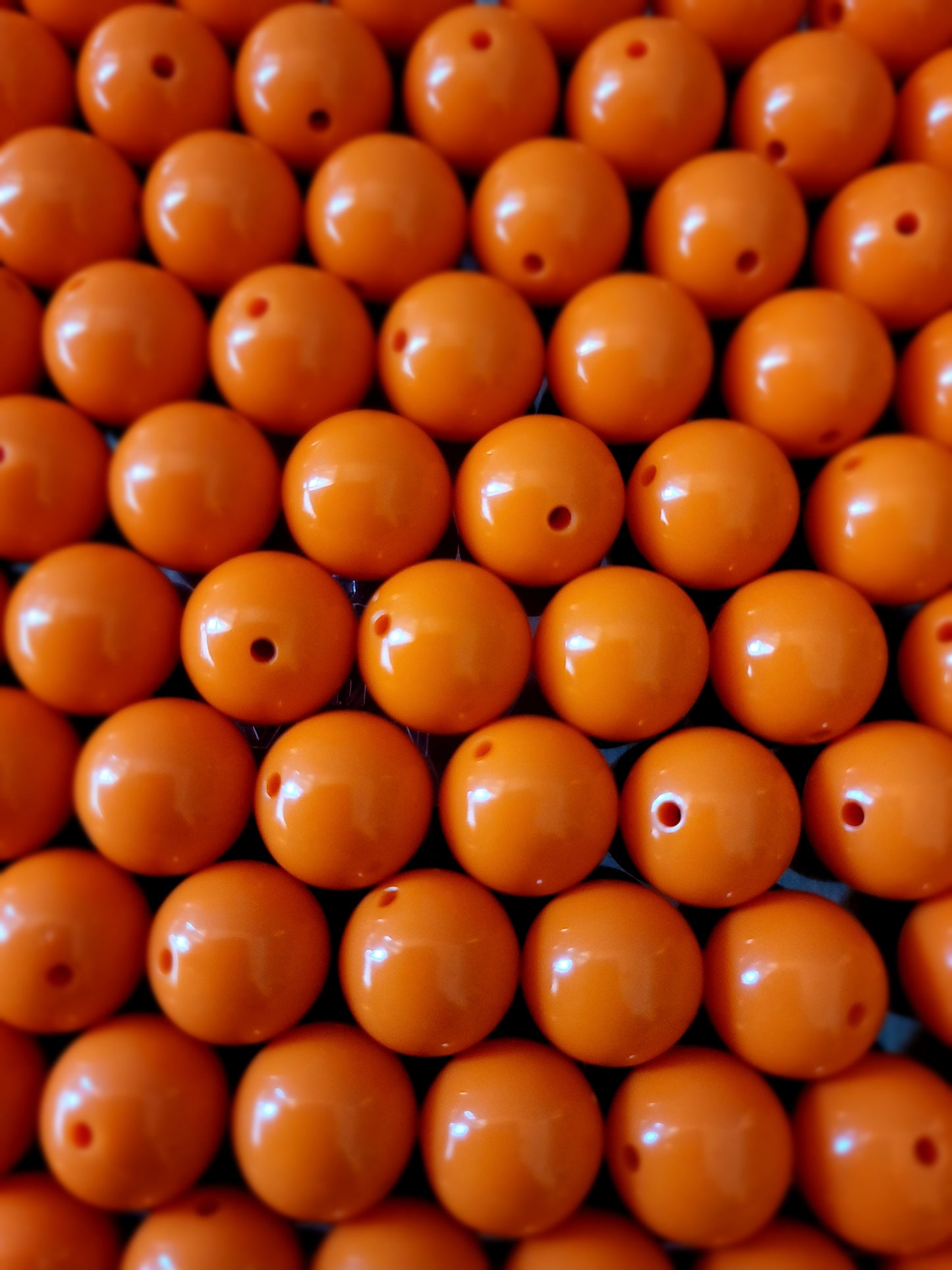 18 MM Orange Beads