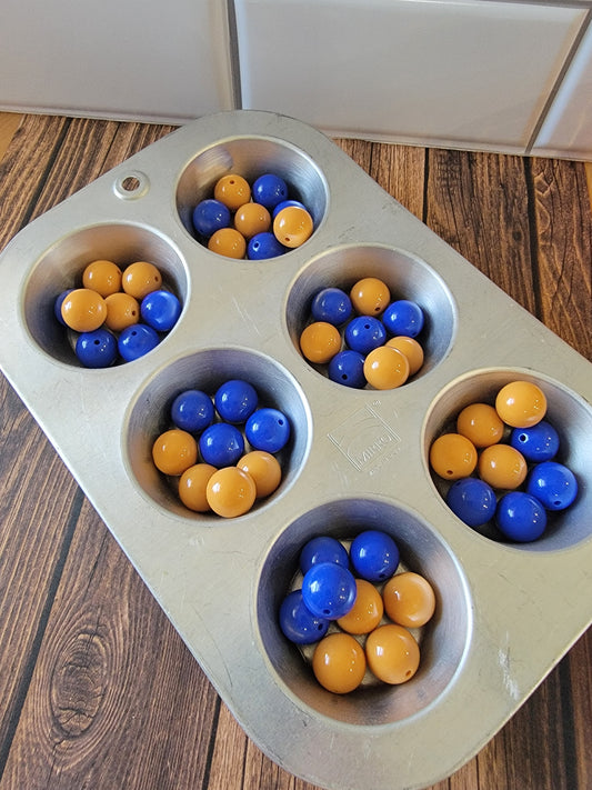 18 MM Blueberry Pie Bead Mix