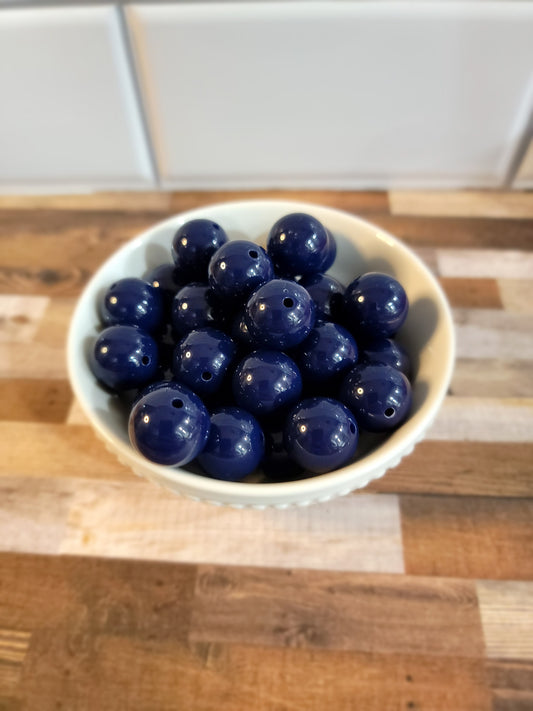 18mm Night Sky Blue Beads