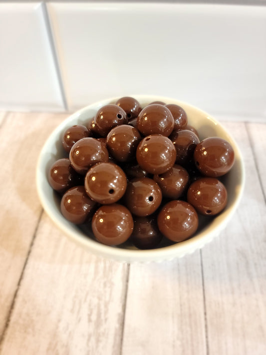 18mm Chocolate Beads