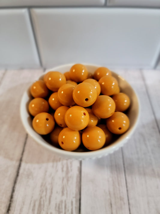 18 or 20MM Caramel Beads
