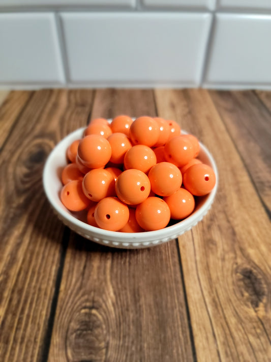 18mm Peach Beads