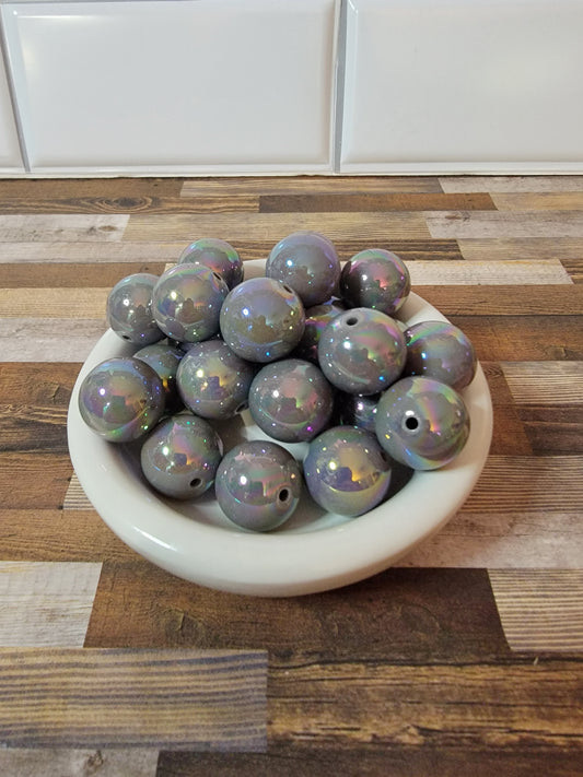 20mm Galaxy Grey Beads