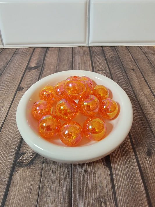 20mm Cosmic Orange Beads